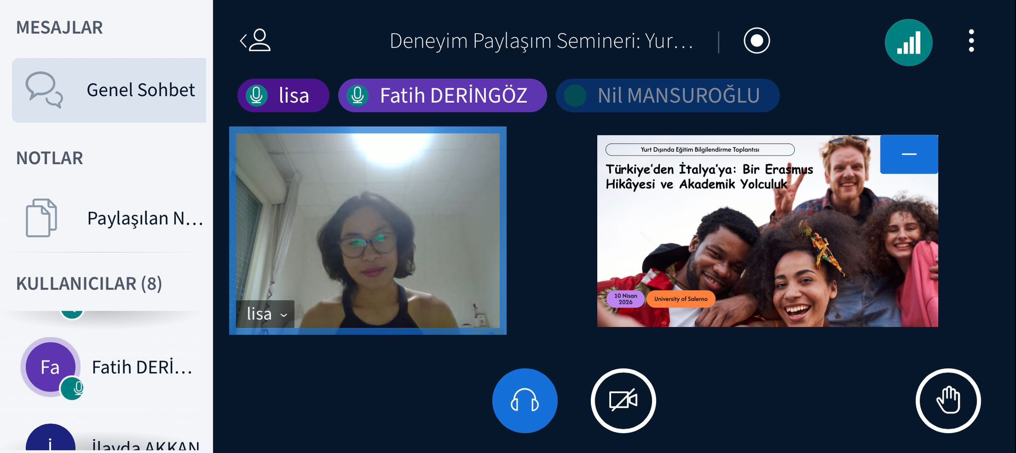 Bölümümüzde, öğrencilerimizin akademik ve kişisel gelişimlerine katkı sağlamak amacıyla düzenlenen “Deneyim Paylaşım Semineri: Yurt Dışı Eğitim Yolculukları” başlıklı etkinlik başarıyla gerçekleştirildi.